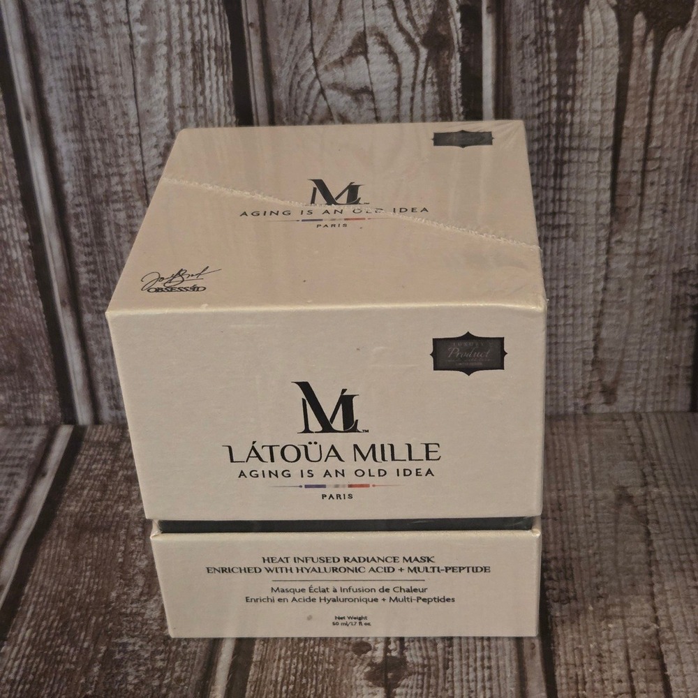 50ml Womens LÁTOÜA MILLE Heat Infused Radiance Mask Hyaluronic Multi-Peptide New